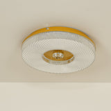 Ayla Round LED Flush Mount Ceiling Light Modern Low Profile Metal and Acrylic Fixture for Bedroom Hallway