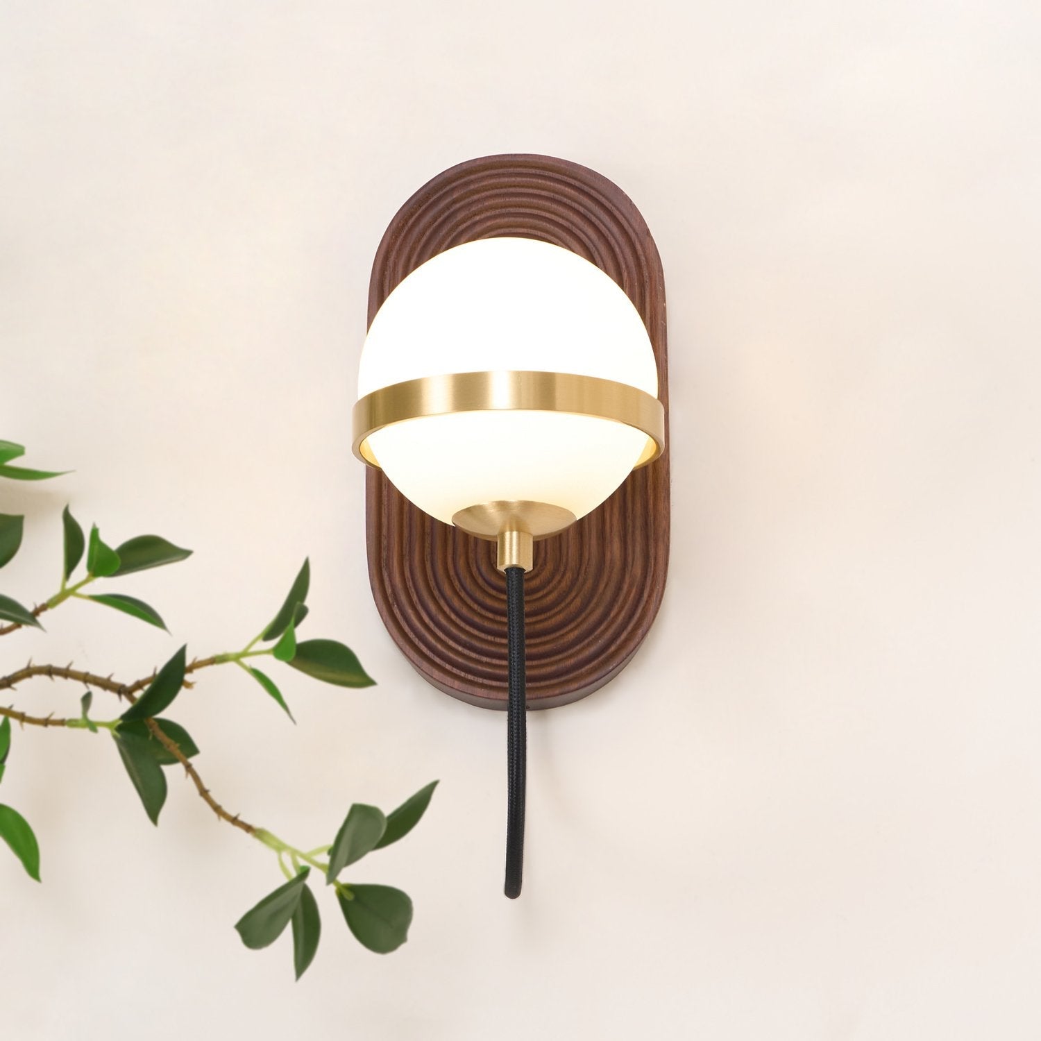 modern-walnut-wood-and-brass-round-wall-lamp-with-tri-color-integrated-led-sconce
