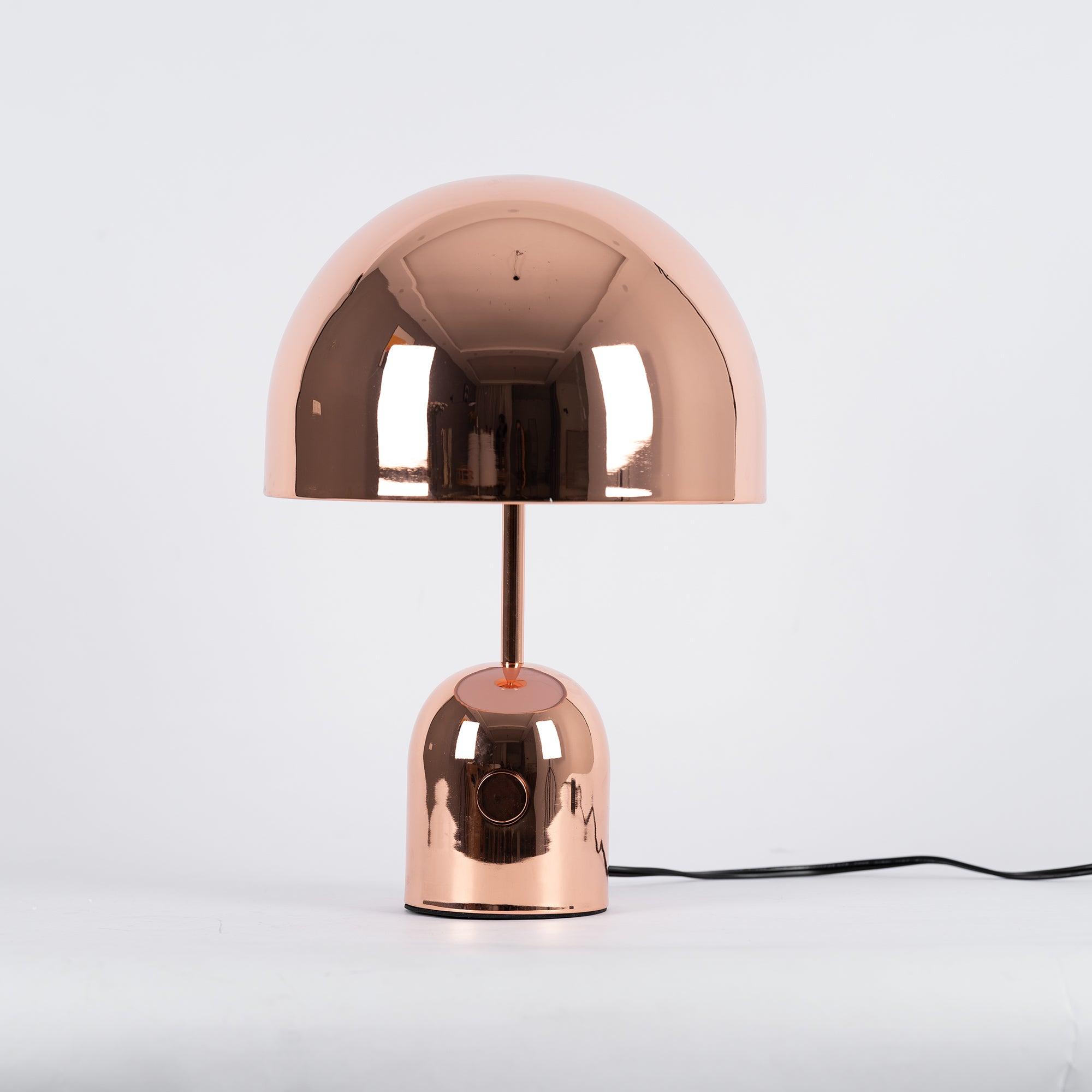 Modern Bell Domed Shade Desk Lamp Minimalist Metal Table Light for Office and Bedside