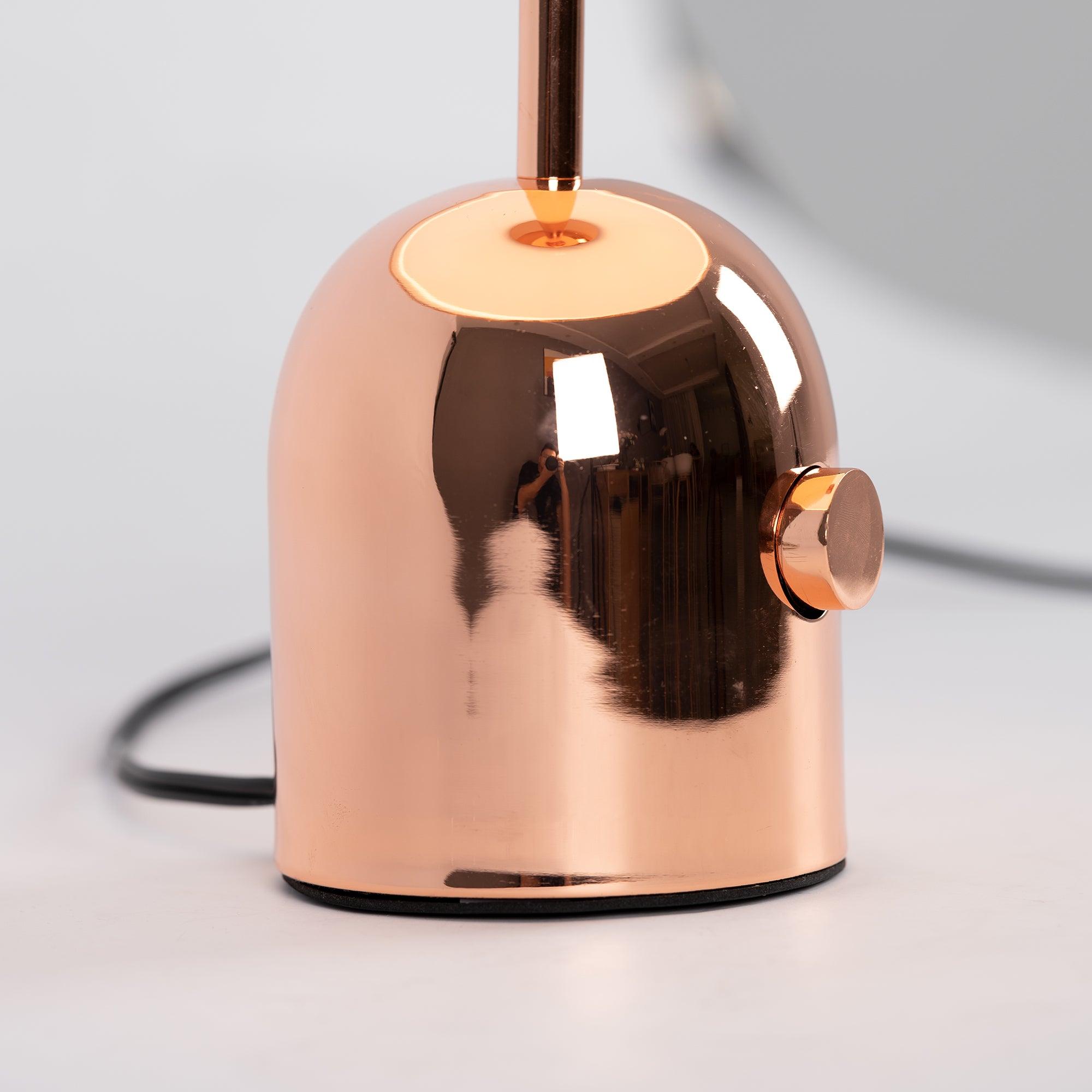 Modern Bell Domed Shade Desk Lamp Minimalist Metal Table Light for Office and Bedside