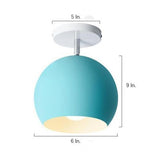 Artistic Geometric Overlapping Oval Flush Mount Metal Ceiling Light Fixture