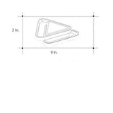 Modern Geometric LED Ceiling Light Multi Triangular Flush Mount Fixture for Kitchen and Living Room
