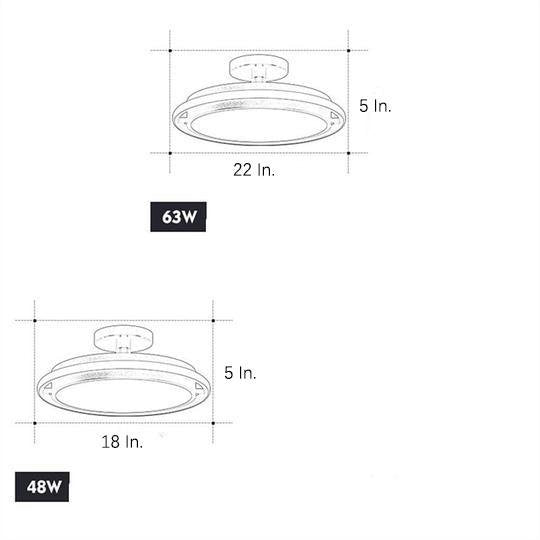 Modern Minimalism Circular LED Flush Mount Ceiling Lamp for Indoor Home Lighting