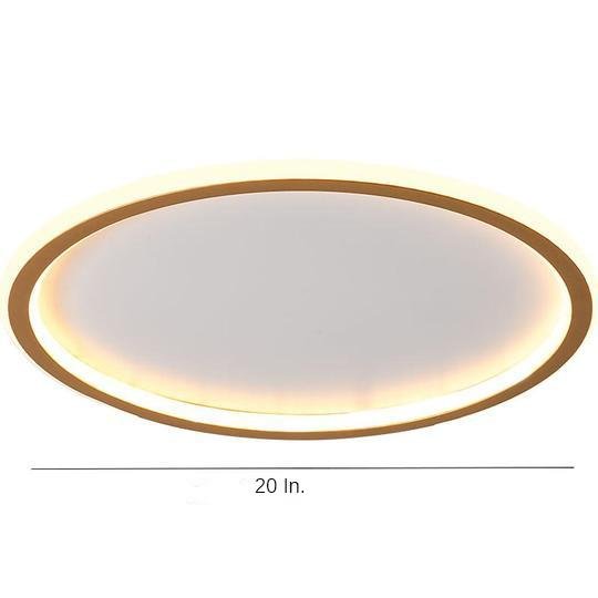 Geometric Square Circular Dimmable LED Flush Mount Nordic Ceiling Light Fixture
