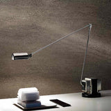 Dynamo Minimalist Adjustable LED Table Lamp Rotating Metal Desk Light for Modern Bedroom Office