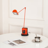 Dynamo Minimalist Adjustable LED Table Lamp Rotating Metal Desk Light for Modern Bedroom Office