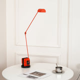 Dynamo Minimalist Adjustable LED Table Lamp Rotating Metal Desk Light for Modern Bedroom Office