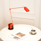Dynamo Minimalist Adjustable LED Table Lamp Rotating Metal Desk Light for Modern Bedroom Office
