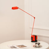 Dynamo Minimalist Adjustable LED Table Lamp Rotating Metal Desk Light for Modern Bedroom Office