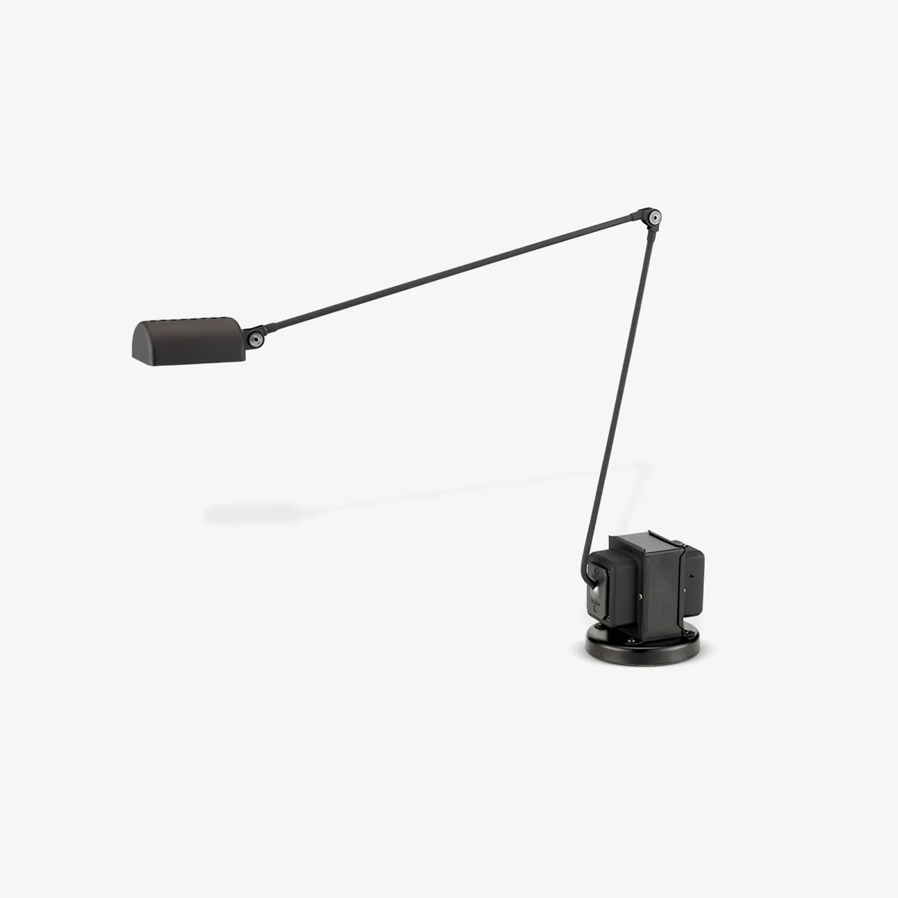 Dynamo Minimalist Adjustable LED Table Lamp Rotating Metal Desk Light for Modern Bedroom Office