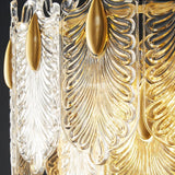 elegant-gold-patterned-glass-petal-round-chandelier-with-hand-formed-glass