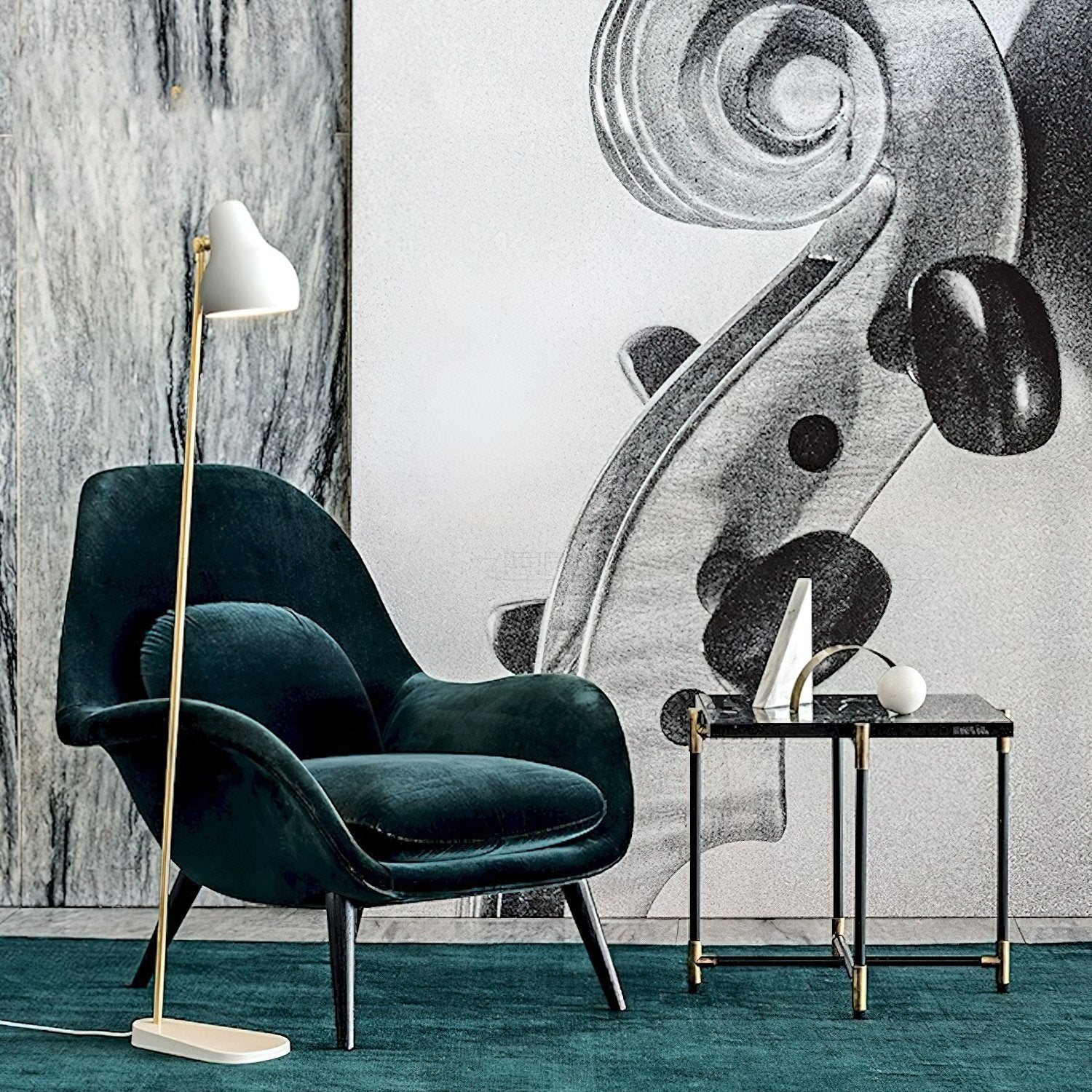 modern-industrial-brass-standing-floor-lamp-with-adjustable-metal-head-and-foot-switch