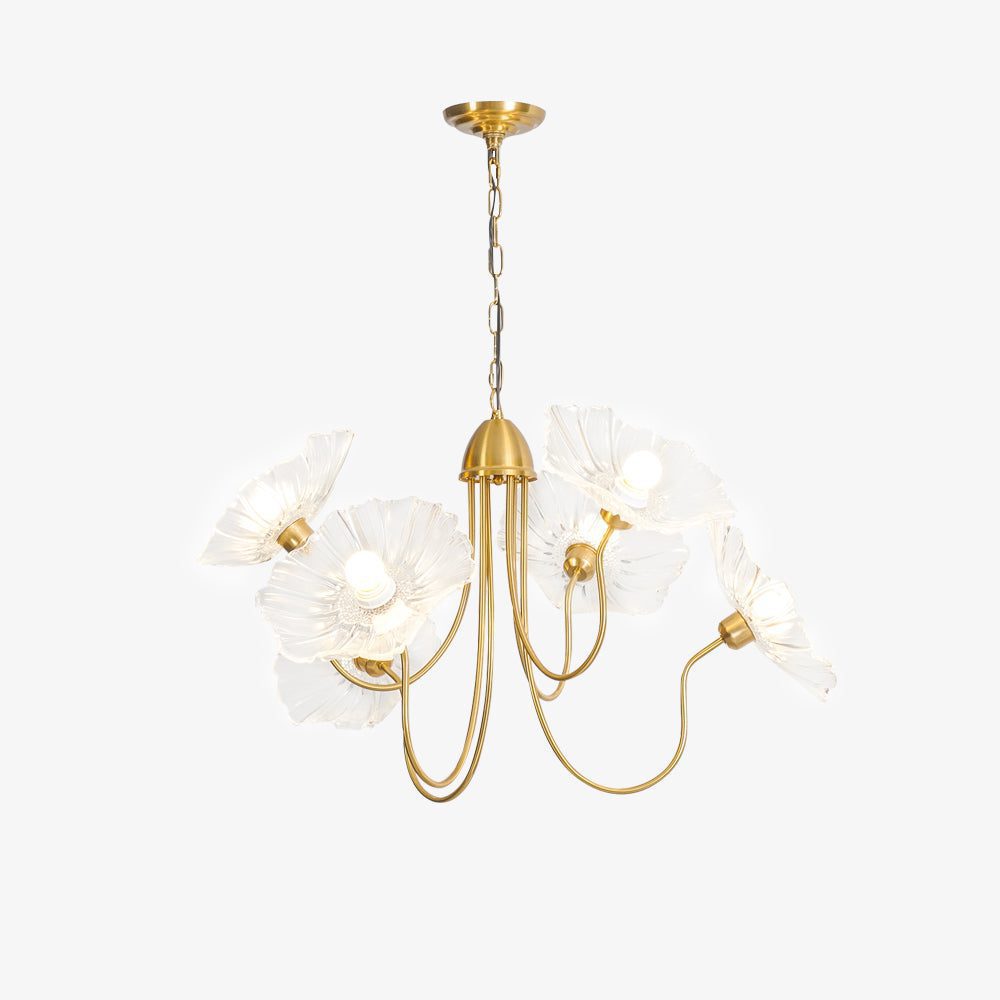 contemporary-glass-lotus-leaf-pendant-light-gold-chandelier-for-elegant-interior-design