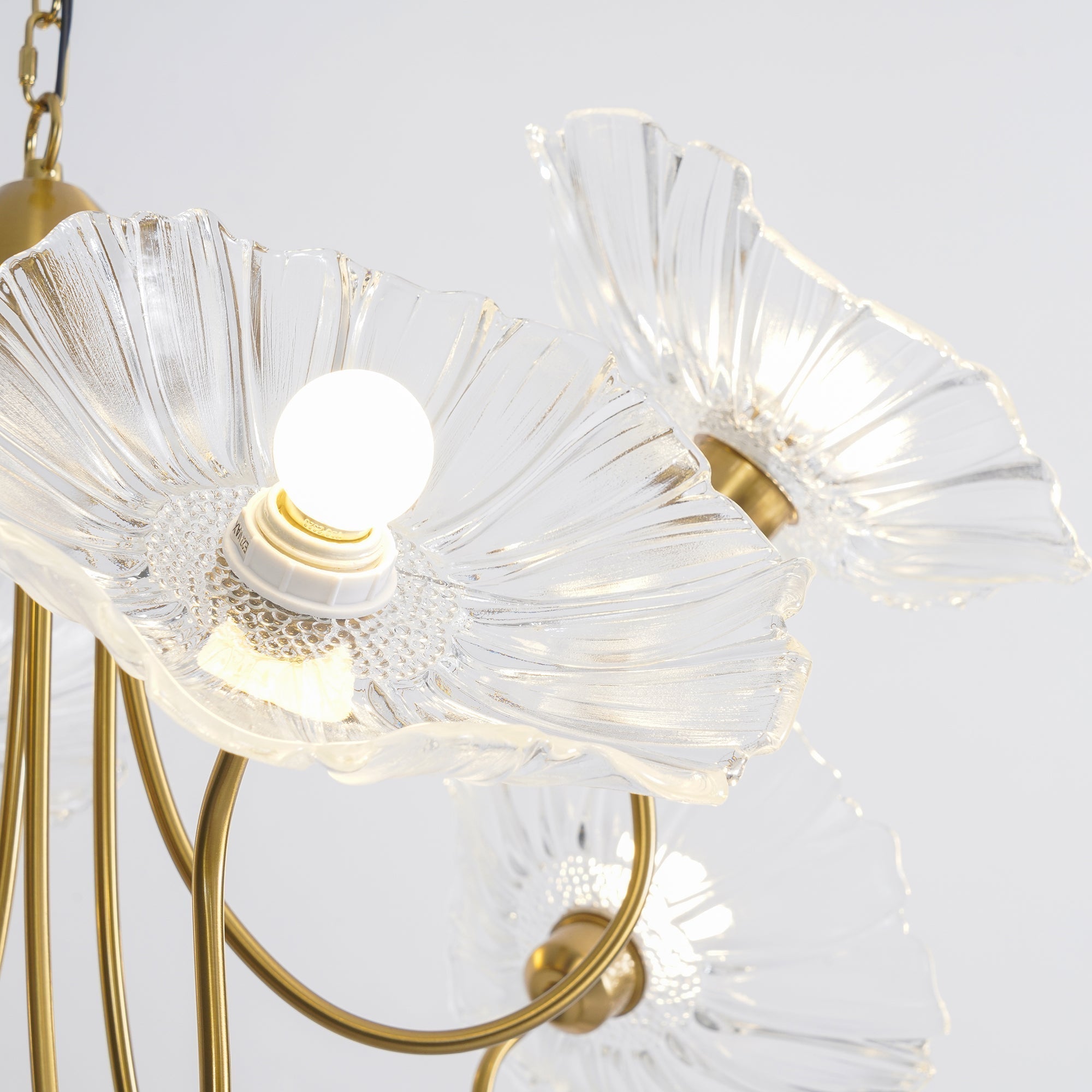 contemporary-glass-lotus-leaf-pendant-light-gold-chandelier-for-elegant-interior-design