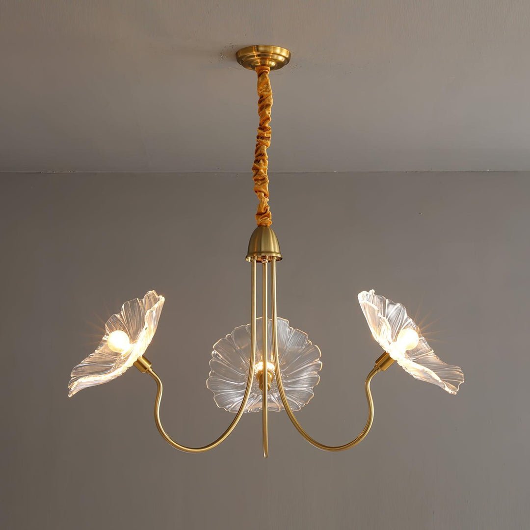contemporary-glass-lotus-leaf-pendant-light-gold-chandelier-for-elegant-interior-design
