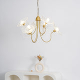 contemporary-glass-lotus-leaf-pendant-light-gold-chandelier-for-elegant-interior-design