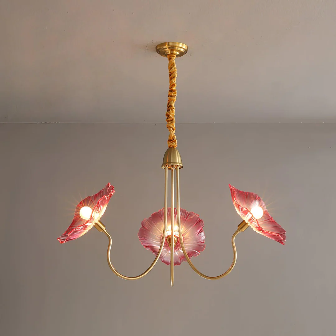contemporary-glass-lotus-leaf-pendant-light-gold-chandelier-for-elegant-interior-design