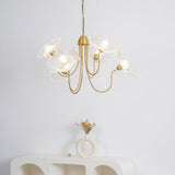 contemporary-glass-lotus-leaf-pendant-light-gold-chandelier-for-elegant-interior-design