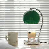 Modern Spherical Chrome Candle Warmer Lamp for Scented Wax Melting and Bedside Use