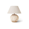 Textured Desert Sand Ceramic Table Lamp with Beige Fabric Shade for Modern Home Decor