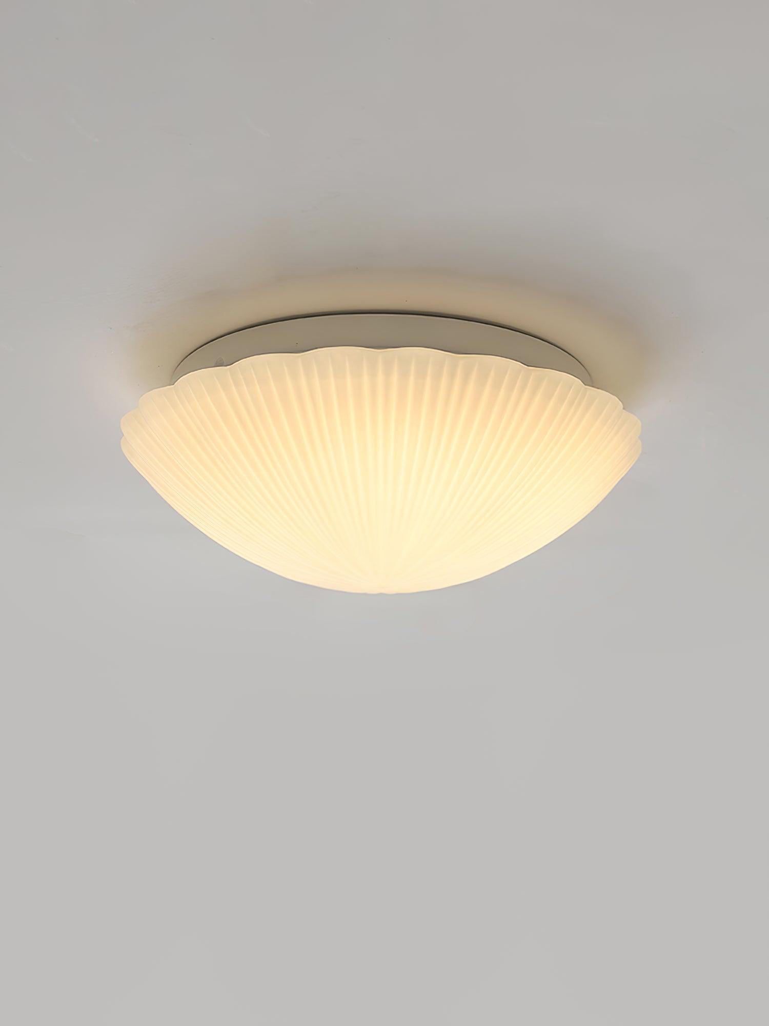 elegant-modern-round-glass-seashell-flush-mount-led-ceiling-lamp-for-indoor-spaces
