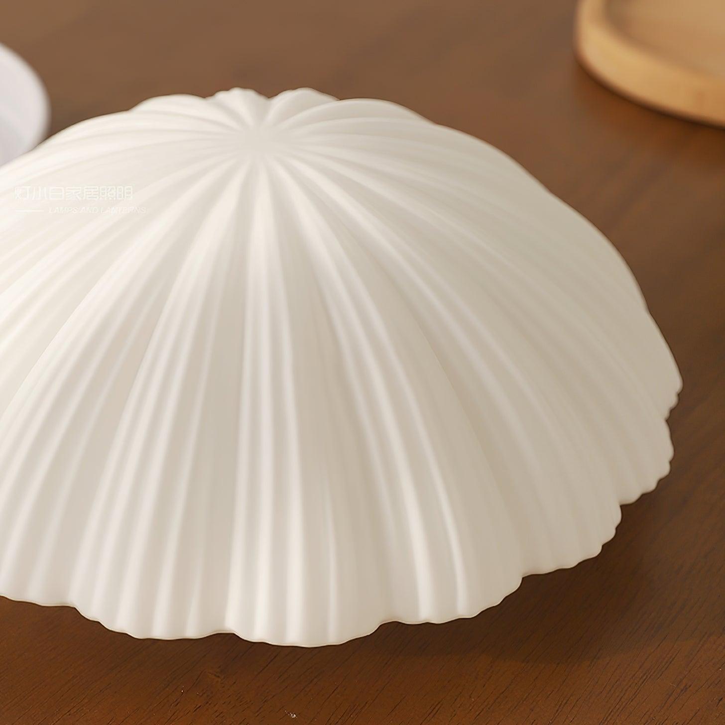 elegant-modern-round-glass-seashell-flush-mount-led-ceiling-lamp-for-indoor-spaces