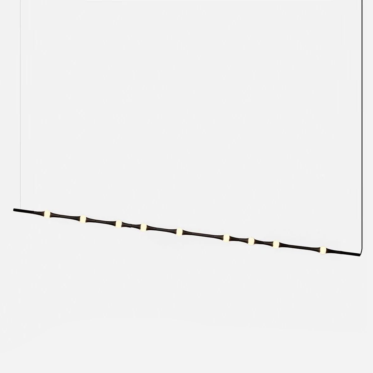 dew-explores-modern-linear-led-pendant-light-with-organic-oval-points-for-stairwells