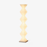 Modern Minimalist Dickson LED Torchiere Floor Lamp with Glass Shade for Living Room