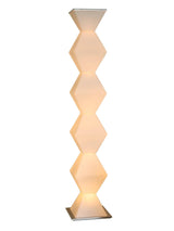 Modern Minimalist Dickson LED Torchiere Floor Lamp with Glass Shade for Living Room