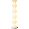 Modern Minimalist Dickson LED Torchiere Floor Lamp with Glass Shade for Living Room