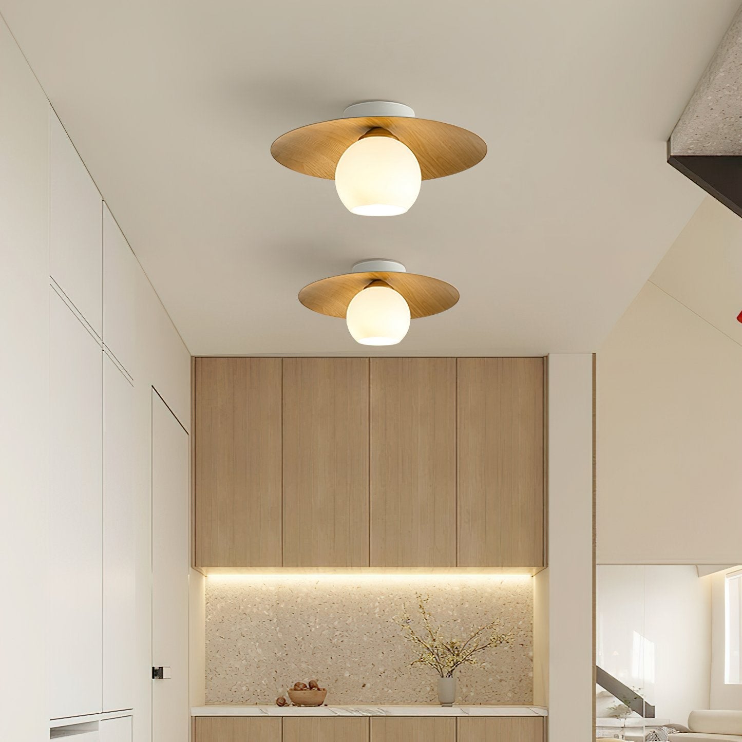 modern-wood-grain-glass-dish-ceiling-light-flush-mount-fixture-for-home-decor
