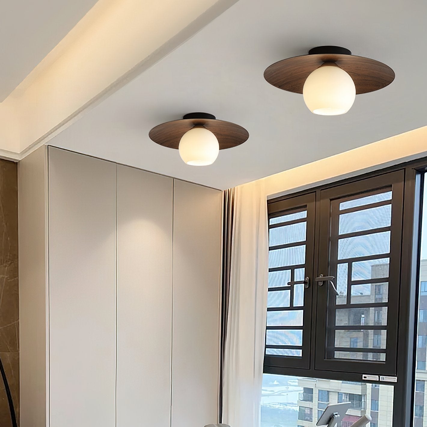 modern-wood-grain-glass-dish-ceiling-light-flush-mount-fixture-for-home-decor