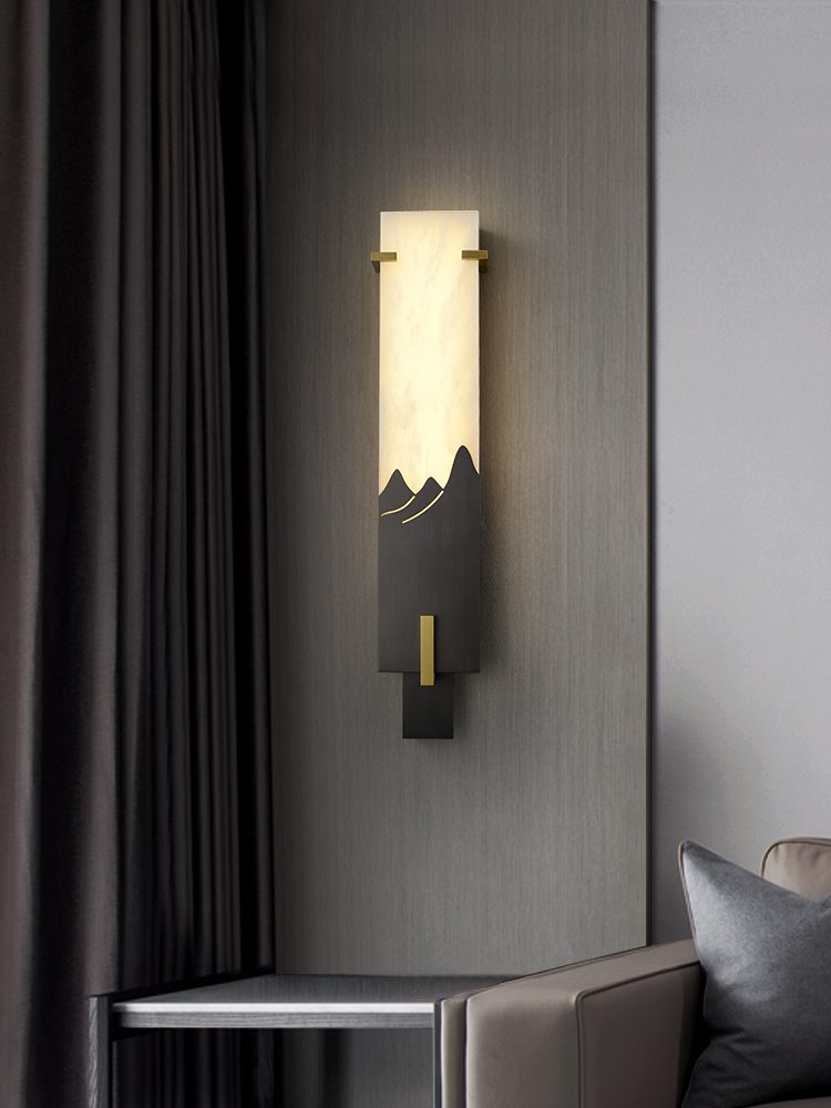 modern-alabaster-stone-wall-sconce-vertical-led-light-with-bronze-accent-for-living-room