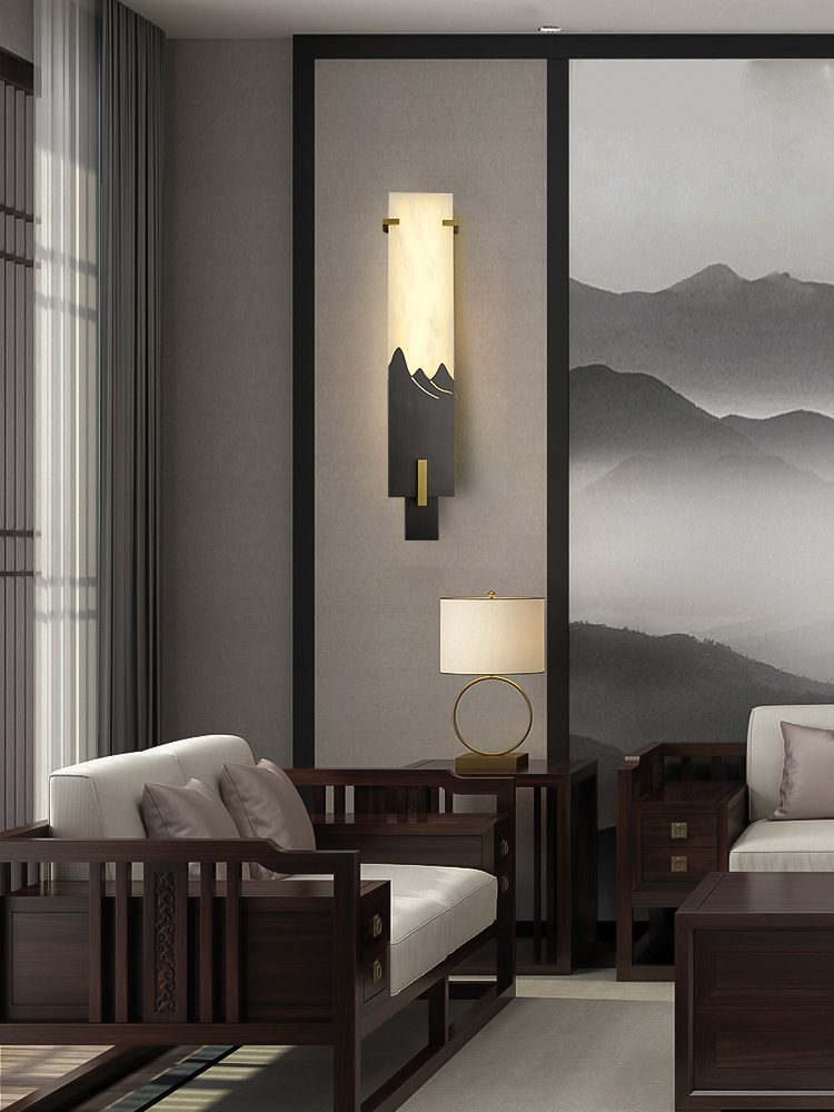 modern-alabaster-stone-wall-sconce-vertical-led-light-with-bronze-accent-for-living-room