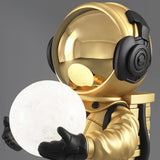 Modern Astronaut Diver LED Floor Lamp with Built-in Battery for Creative Space Theme Decor