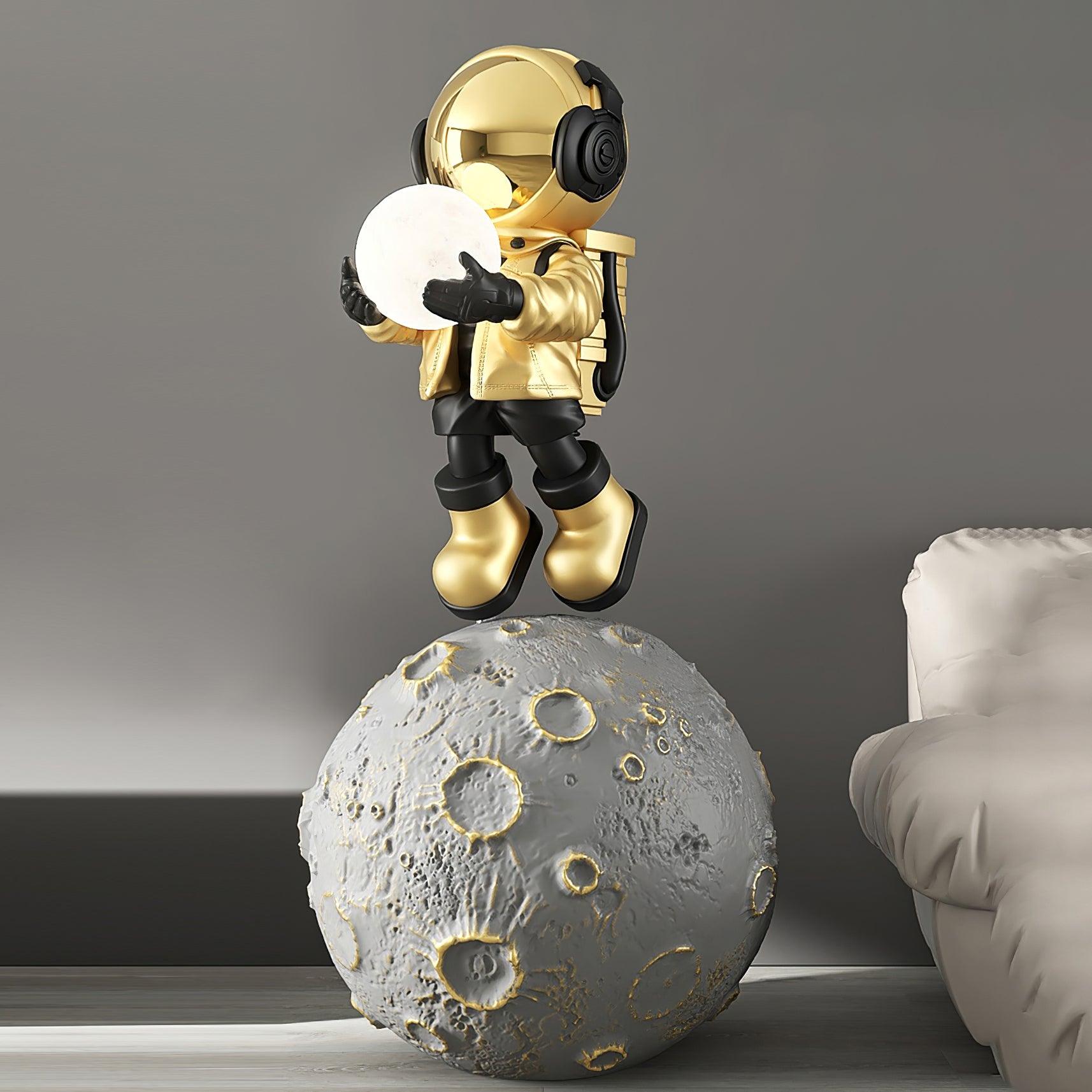 Modern Astronaut Diver LED Floor Lamp with Built-in Battery for Creative Space Theme Decor