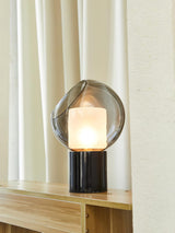 mid-century-scandinavian-evedal-domed-glass-table-lamp-with-stained-glass-shade