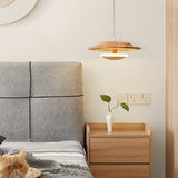 modern-solid-rubber-wood-dome-pendant-lamp-with-integrated-led-lighting