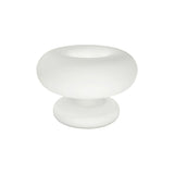 Modern Mid Century Donut Frosted Glass Table Lamp Minimalist Round Accent Lighting for Bedside and Living Room