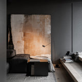 Dynamo Adjustable Arm LED Floor Lamp with Rotating Metal Diffuser and Cylindrical Base Standing Light
