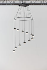 Modern Multi Head Glass Sphere LED Pendant Light for Restaurant and Home Decor