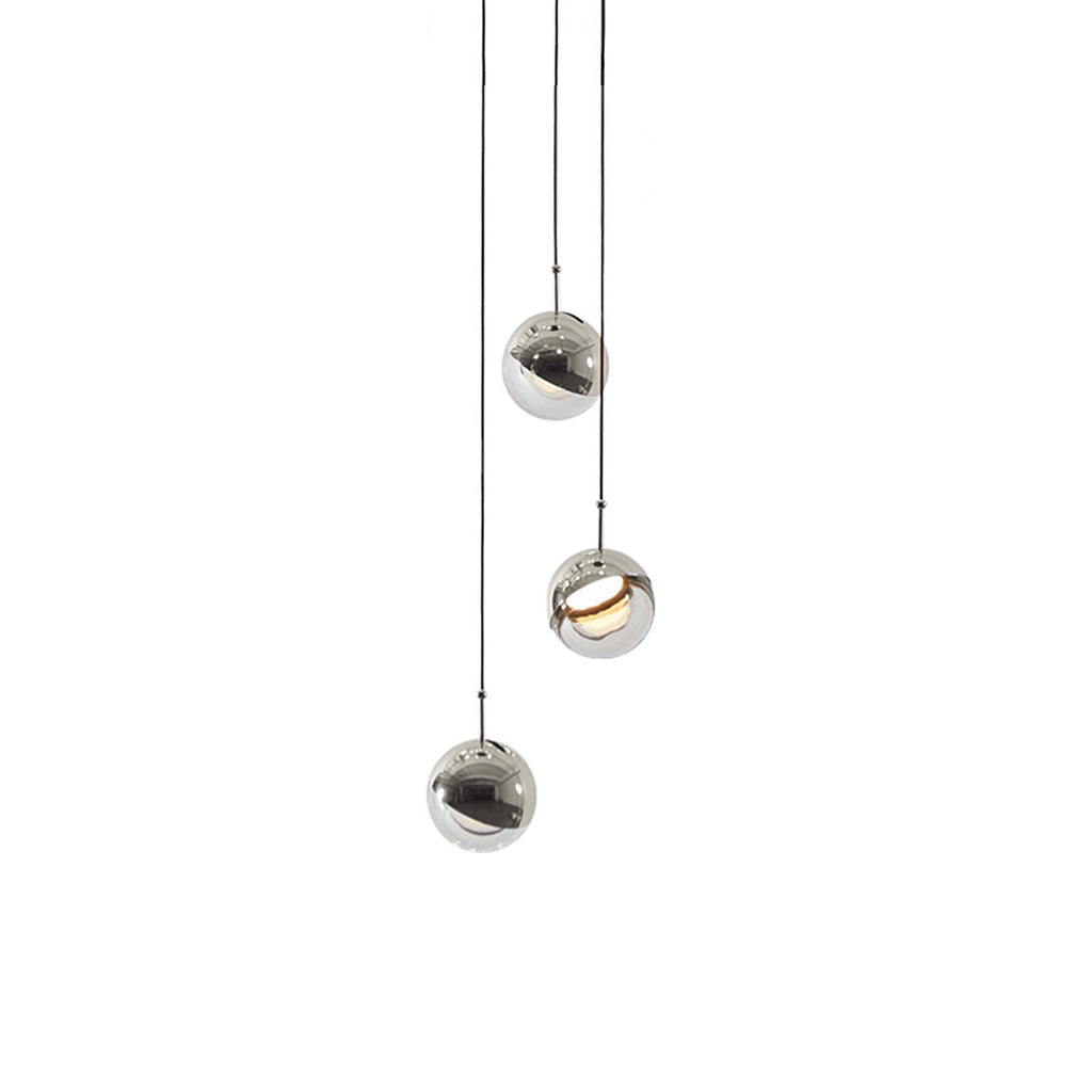 Modern Multi Head Glass Sphere LED Pendant Light for Restaurant and Home Decor