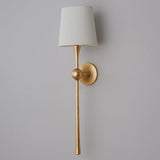 trumpet-style-dover-tail-wall-sconce-with-fabric-shade-for-living-room