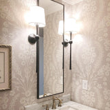 trumpet-style-dover-tail-wall-sconce-with-fabric-shade-for-living-room
