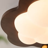Dreamscape Walnut Wood LED Ceiling Light for Kids Room Cloud Heart Star Shapes