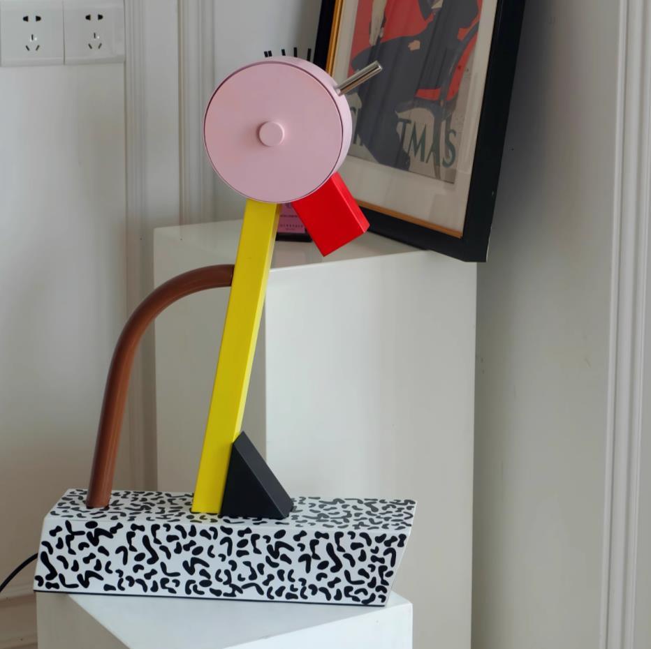 Adjustable LED Desk Lamp with 300 Degree Rotation and Multi Color Modern Metal Design