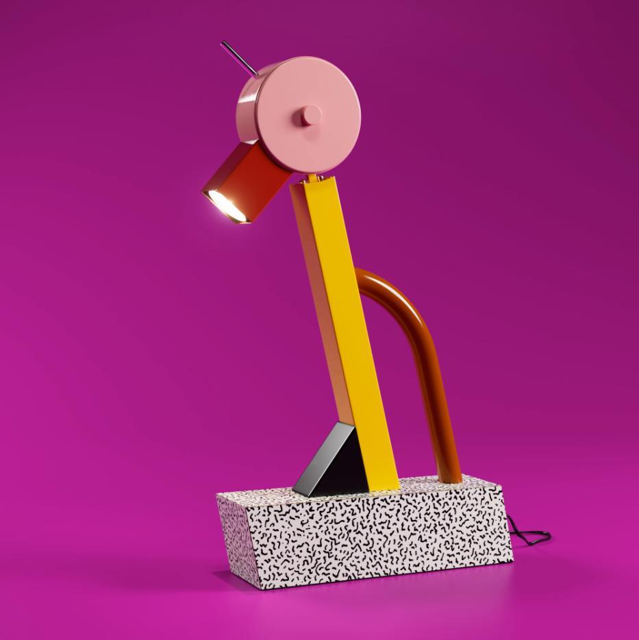 Adjustable LED Desk Lamp with 300 Degree Rotation and Multi Color Modern Metal Design