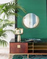 Modern Dusk Dawn LED Reading Table Lamp with Geometric Conic Base for Bedside Decor