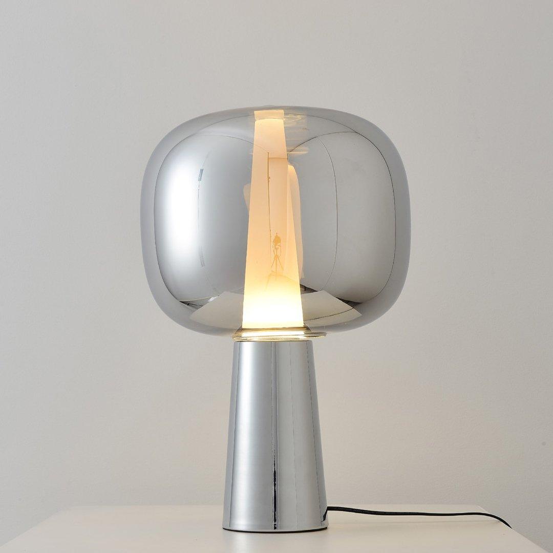 Modern Dusk Dawn LED Reading Table Lamp with Geometric Conic Base for Bedside Decor