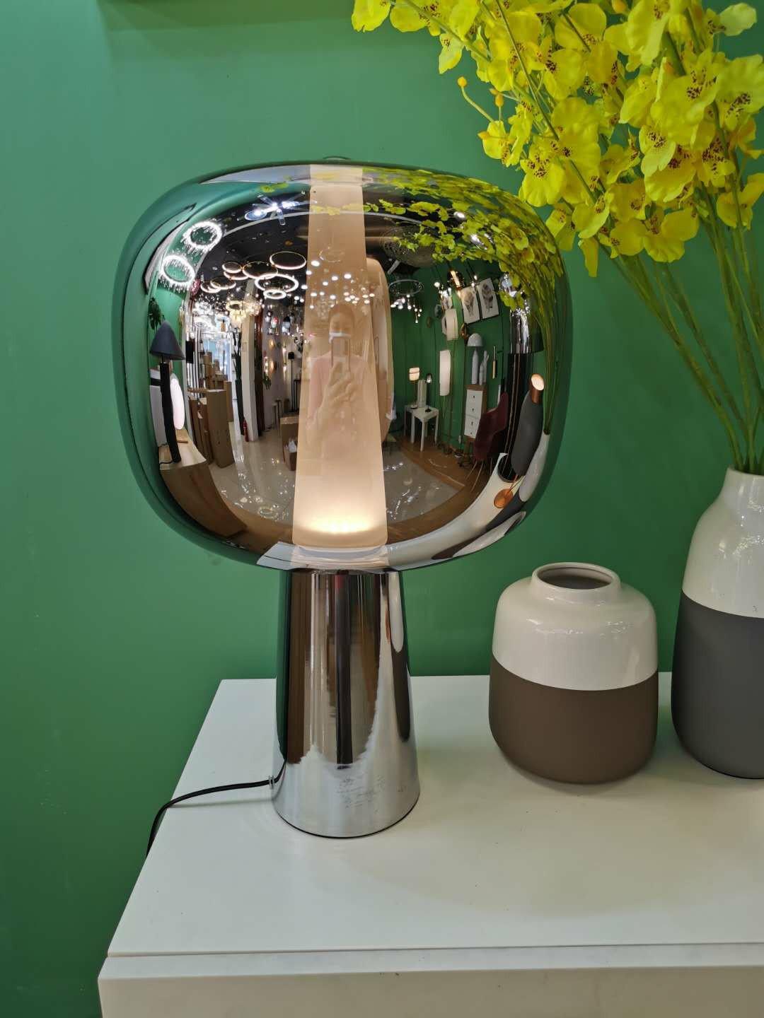 Modern Dusk Dawn LED Reading Table Lamp with Geometric Conic Base for Bedside Decor